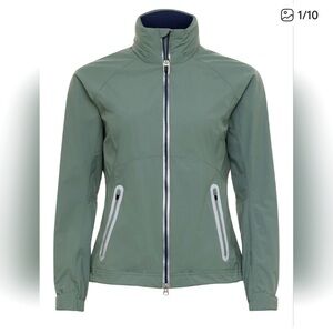 Zero Restriction Olivia Golf Performance Jacket sz S Waterproof Rain Coat Hood